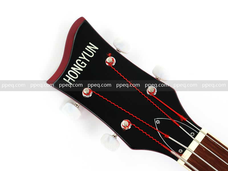 4-String Thick Semi-Hollow Body Violin Style Electric Bass Guitar (PHY-125X)