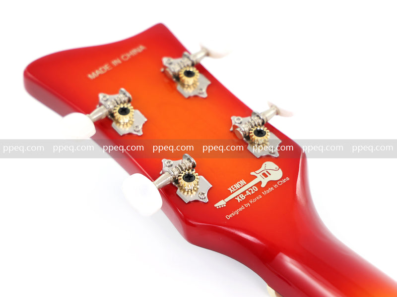 4-String Violin-Shaped Electric Bass Guitar with Gloss Sunburst Finish (HY-2514)