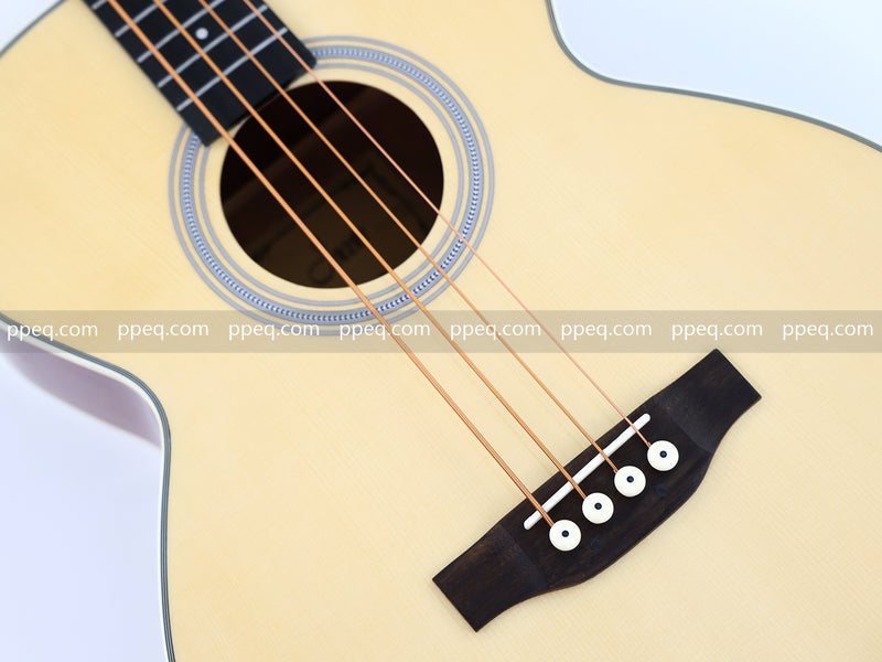 4-String, 42-Inch Acoustic Bass Guitar with Glossy Finish (BS-4N)