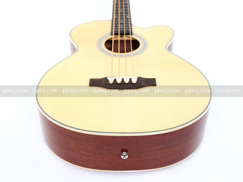 4-String, 42-Inch Acoustic Bass Guitar with Glossy Finish (BS-4N)