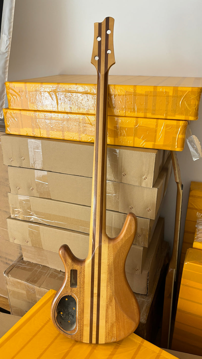 4-String Neck-Through Electric Bass Guitar (NTB-009, No Hardware, B Level, Limited Edition)
