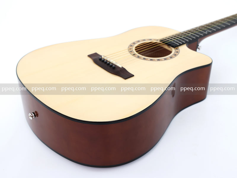 41-Inch Grade A Spruce Top Acoustic Guitar with Glossy Finish (JY-D4001-N)