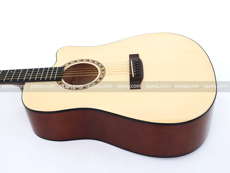 41-Inch Grade A Spruce Top Acoustic Guitar with Glossy Finish (JY-D4001-N)