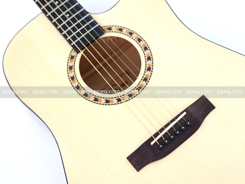 41-Inch Grade A Spruce Top Acoustic Guitar with Glossy Finish (JY-D4001-N)