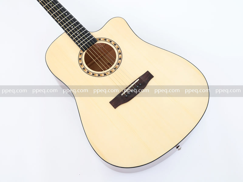 41-Inch Grade A Spruce Top Acoustic Guitar with Glossy Finish (JY-D4001-N)