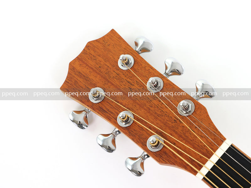 40-inch Tamo Ash Top Acoustic Guitar with Satin Finish (TY-010)