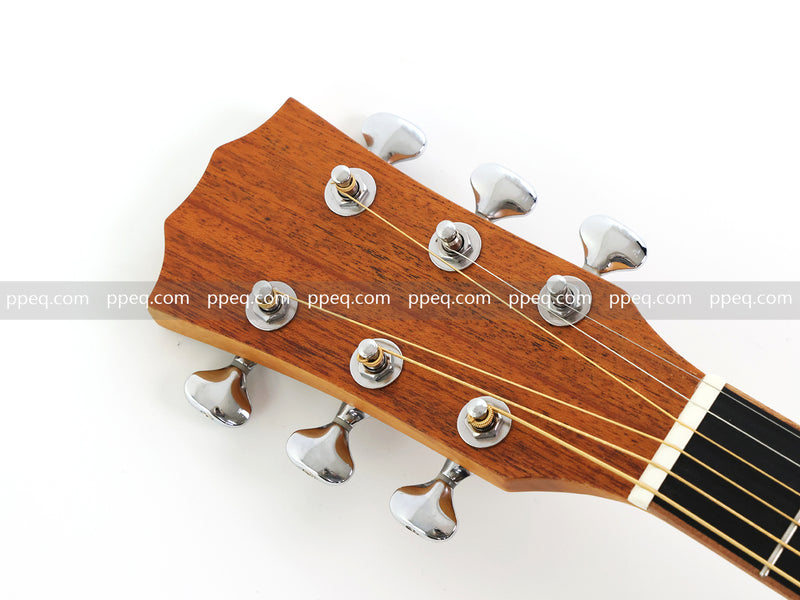 40-inch Tamo Ash Top Acoustic Guitar with Satin Finish (TY-010)