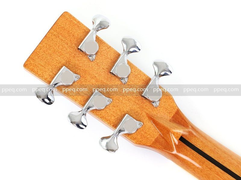 40 Inch Figured Ash Body Acoustic Guitar with Gloss Finish (TY-016)