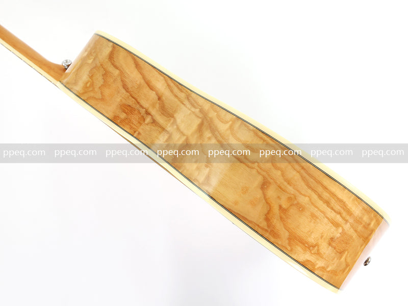 40 Inch Tamo Ash Body Acoustic Guitar with Gloss Finish (TY-015)