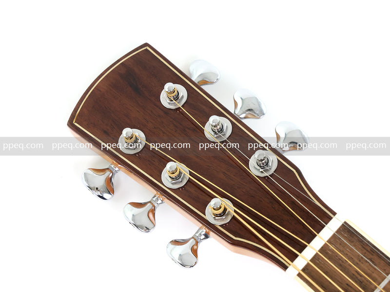 40 Inch Tamo Ash Body Acoustic Guitar with Gloss Finish (TY-015)