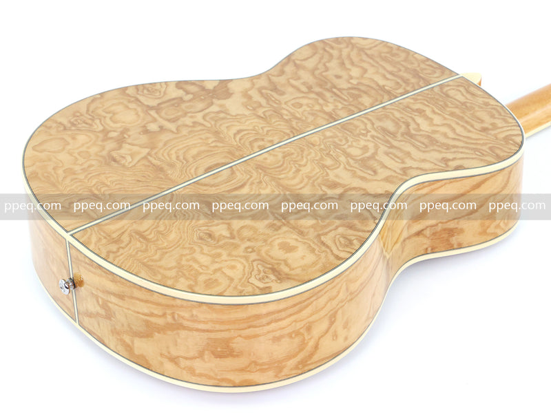 40 Inch Tamo Ash Body Acoustic Guitar with Gloss Finish (TY-015)