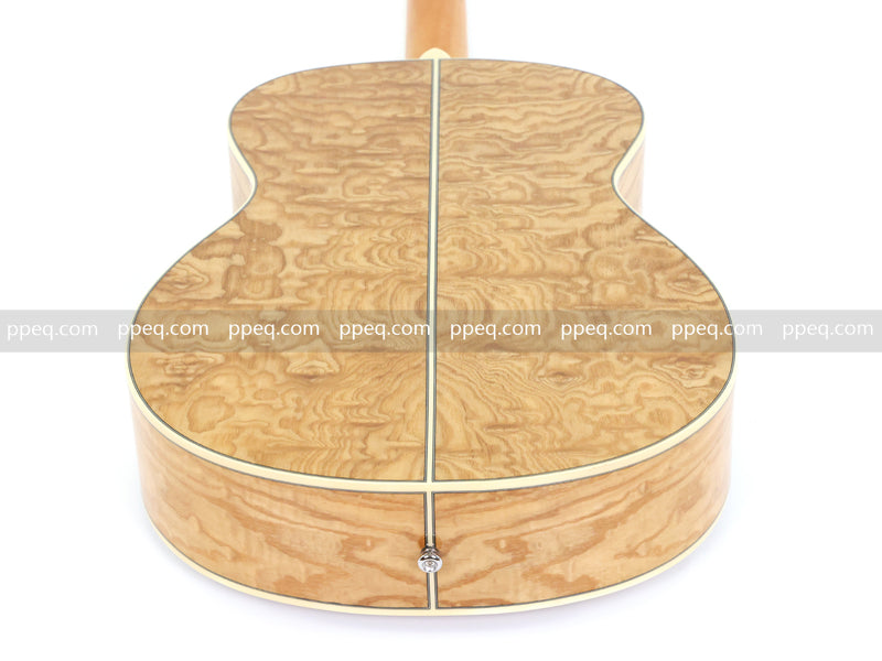 40 Inch Tamo Ash Body Acoustic Guitar with Gloss Finish (TY-015)