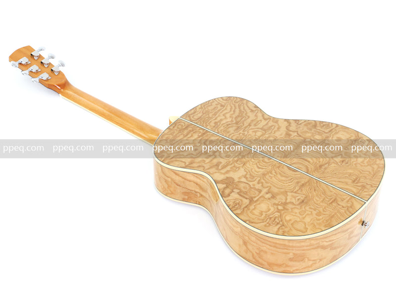 40 Inch Tamo Ash Body Acoustic Guitar with Gloss Finish (TY-015)