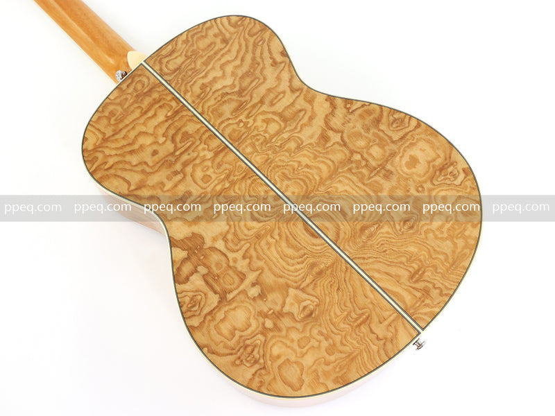 40 Inch Tamo Ash Body Acoustic Guitar with Gloss Finish (TY-015)