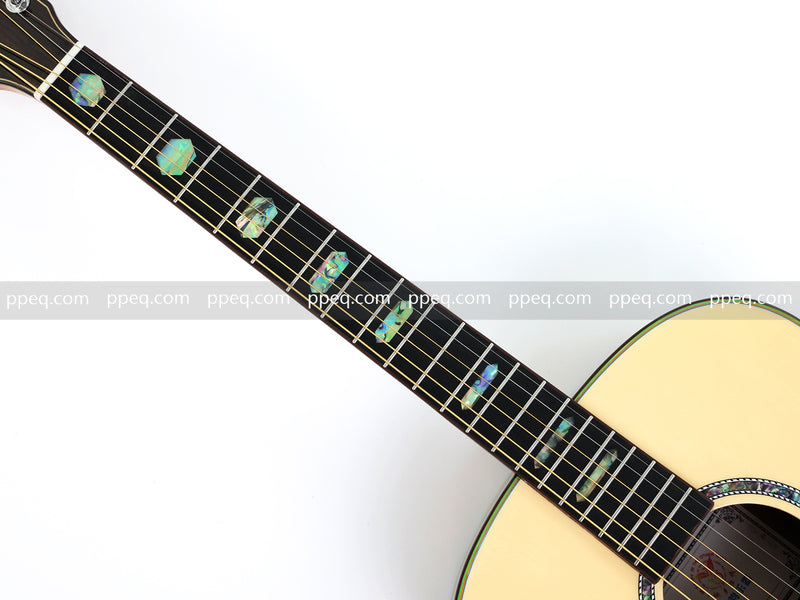 40 Inch Walnut Back & Sides Non-Cutaway Acoustic Guitar with Gloss Finish (TY-018)