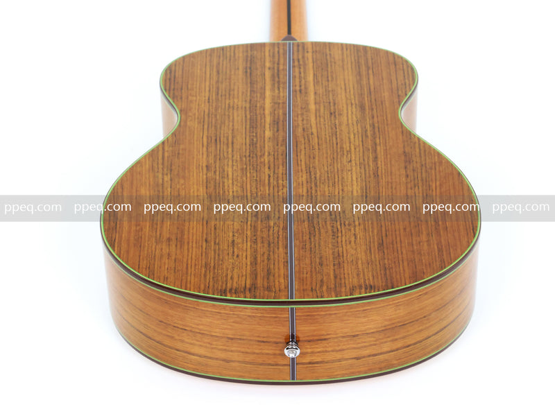 40 Inch Walnut Back & Sides Non-Cutaway Acoustic Guitar with Gloss Finish (TY-018)