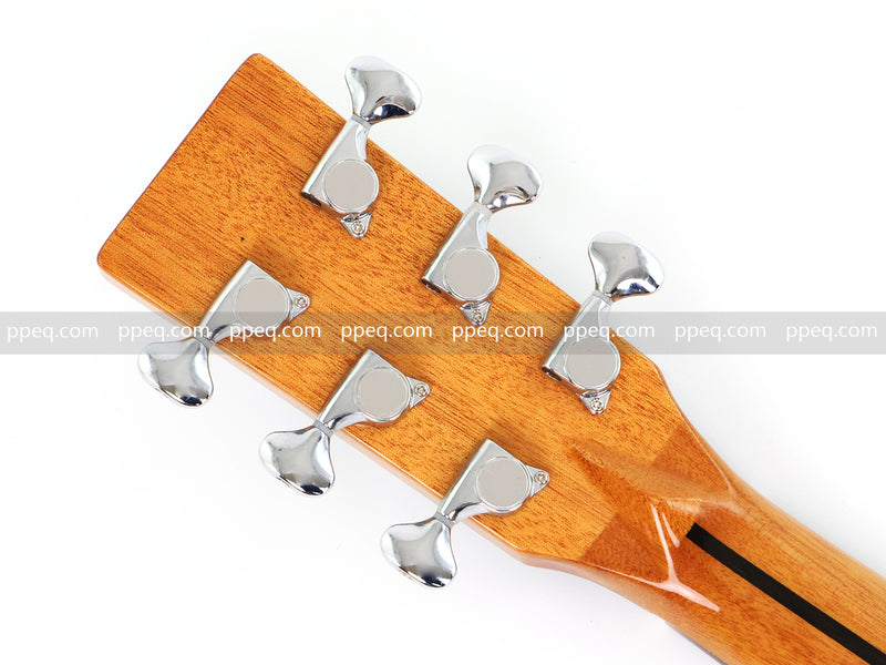 40 Inch Walnut Back & Sides Non-Cutaway Acoustic Guitar with Gloss Finish (TY-018)