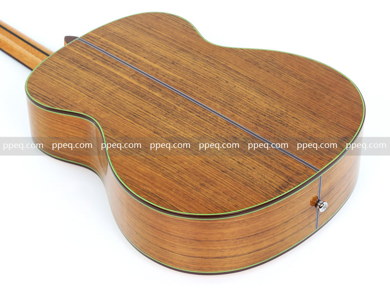 40 Inch Walnut Back & Sides Non-Cutaway Acoustic Guitar with Gloss Finish (TY-018)