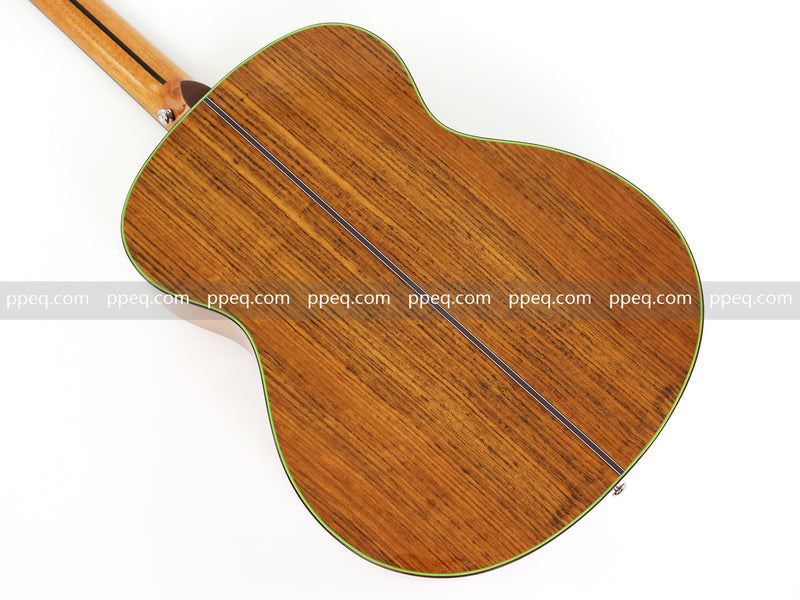 40 Inch Walnut Back & Sides Non-Cutaway Acoustic Guitar with Gloss Finish (TY-018)