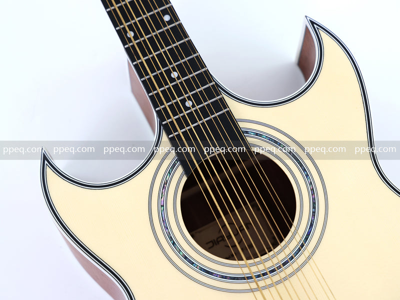 41-inch 10-String Double Cutaway Acoustic Guitar (JY-1010)