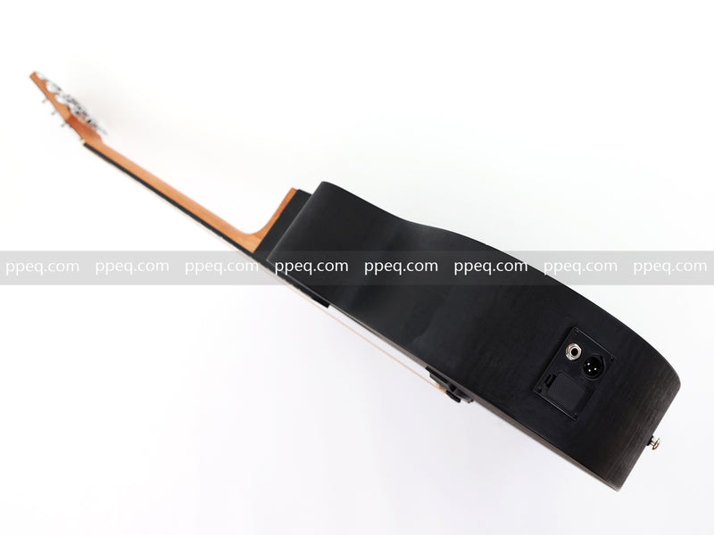 41-Inch All-HPL Maple Body, Unfinished Black Acoustic Guitar (JY-HPL-BK)