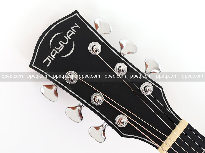 41-Inch All-HPL Maple Body, Unfinished Black Acoustic Guitar (JY-HPL-BK)