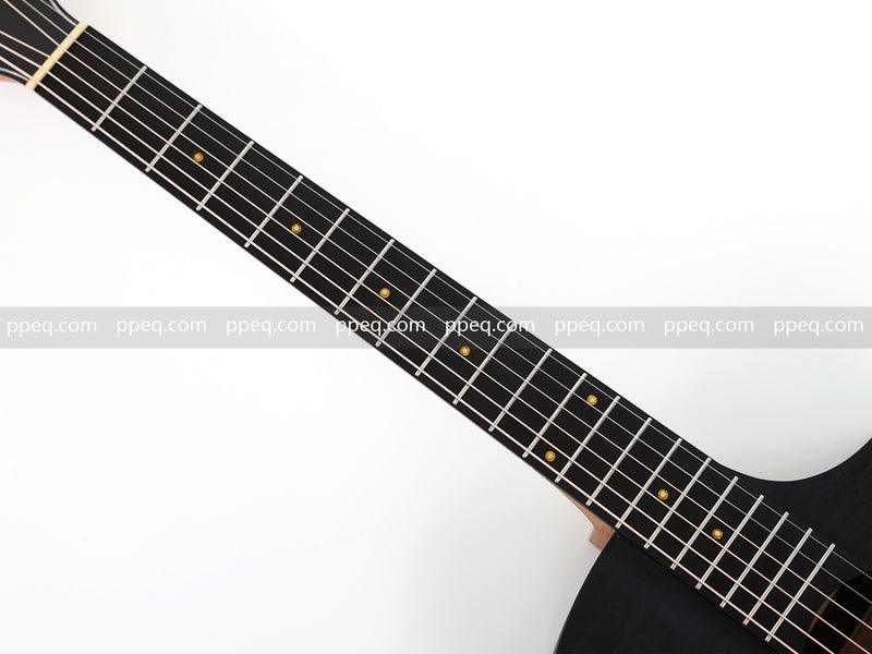 41-Inch All-HPL Maple Body, Unfinished Black Acoustic Guitar (JY-HPL-BK)