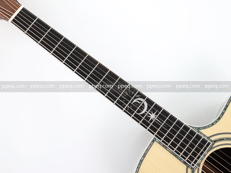 41-Inch All-Solid Acoustic Guitar with Gloss Finish (JY-880)