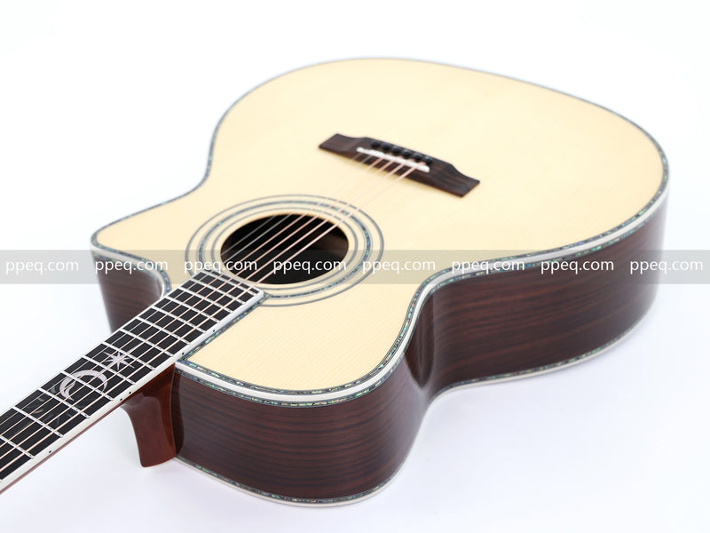 41-Inch All-Solid Acoustic Guitar with Gloss Finish (JY-880)