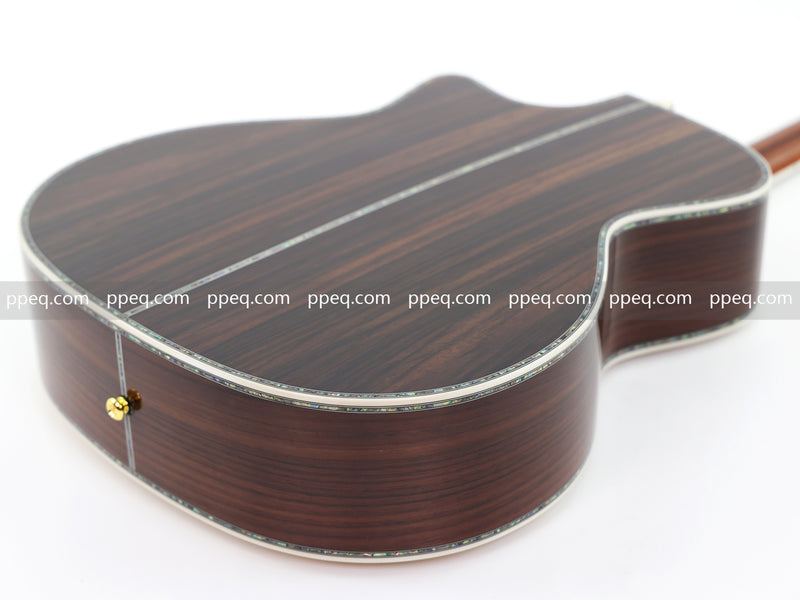 41-Inch All-Solid Acoustic Guitar with Gloss Finish (JY-880)