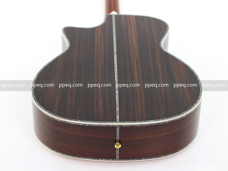 41-Inch All-Solid Acoustic Guitar with Gloss Finish (JY-880)