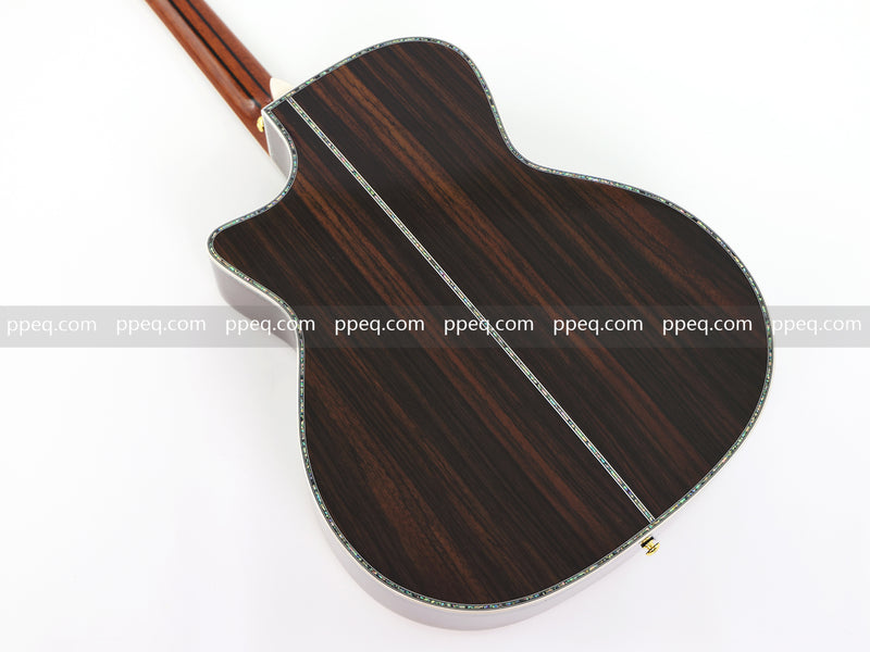 41-Inch All-Solid Acoustic Guitar with Gloss Finish (JY-880)