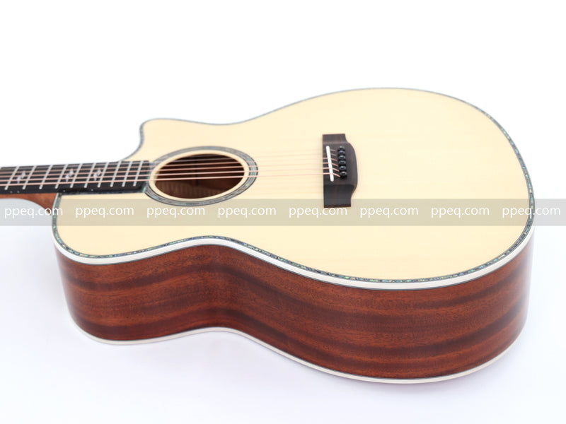 41-Inch All-Solid Acoustic Guitar with Gloss Finish (JY-GA66S)
