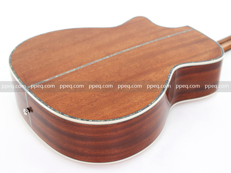 41-Inch All-Solid Acoustic Guitar with Gloss Finish (JY-GA66S)