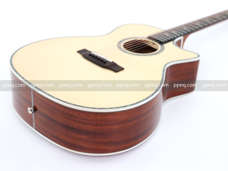 41-Inch All-Solid Acoustic Guitar with Gloss Finish (JY-GA66S)