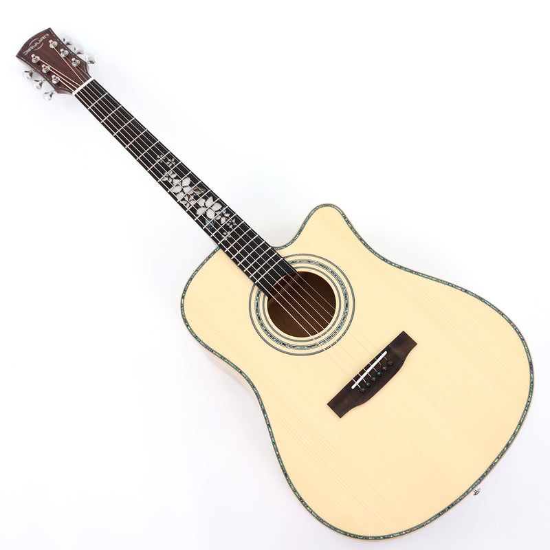 41-Inch Solid Spruce Top Acoustic Guitar with Gloss Finish (JY-450)