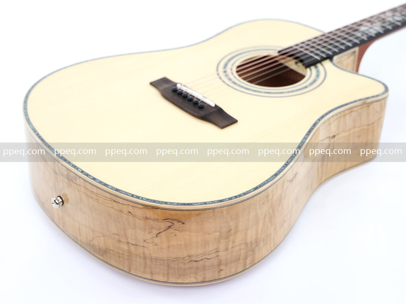 41-Inch Solid Spruce Top Acoustic Guitar with Gloss Finish (JY-450)