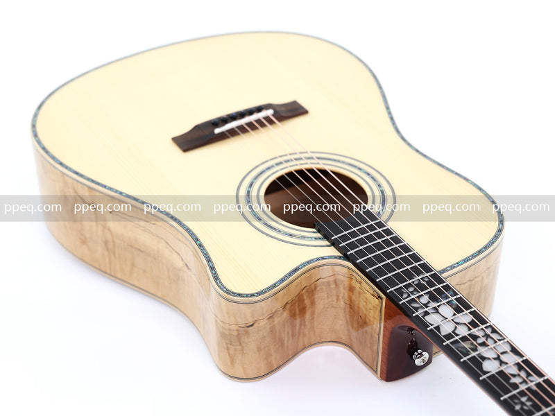 41-Inch Solid Spruce Top Acoustic Guitar with Gloss Finish (JY-450)