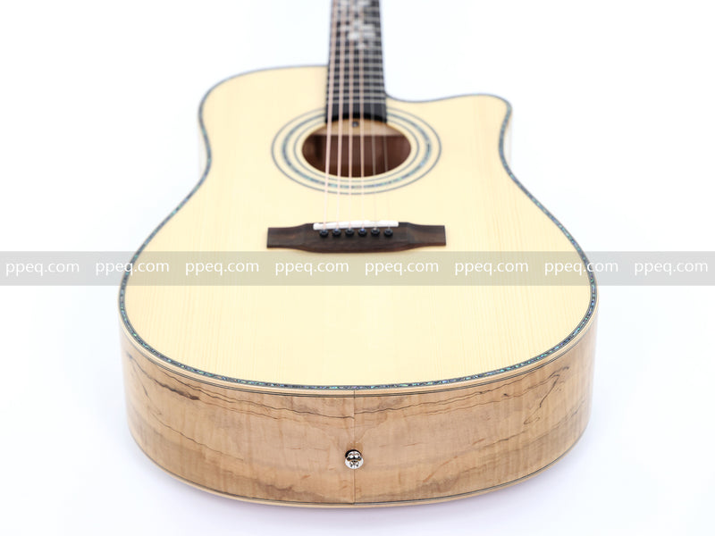 41-Inch Solid Spruce Top Acoustic Guitar with Gloss Finish (JY-450)