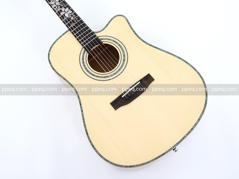 41-Inch Solid Spruce Top Acoustic Guitar with Gloss Finish (JY-450)
