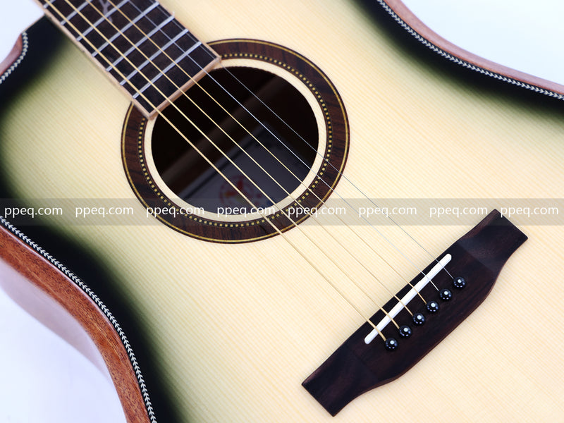41-inch Acoustic Guitar with Gloss Finish (TY-001)