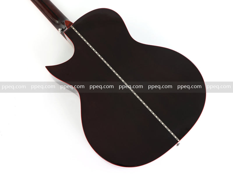 41-inch All Solid Mahogany Body Acoustic Guitar with Gloss Finish (TY-007)