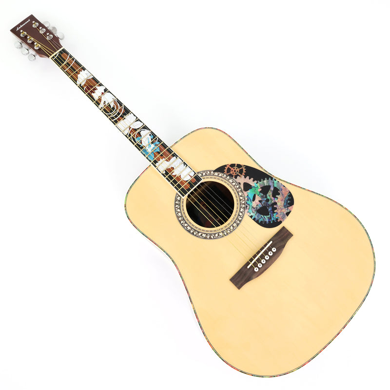 41-inch Dreadnought Non-Cutaway Solid Spruce Top Acoustic Guitar (MXY-368, Limited Edition)