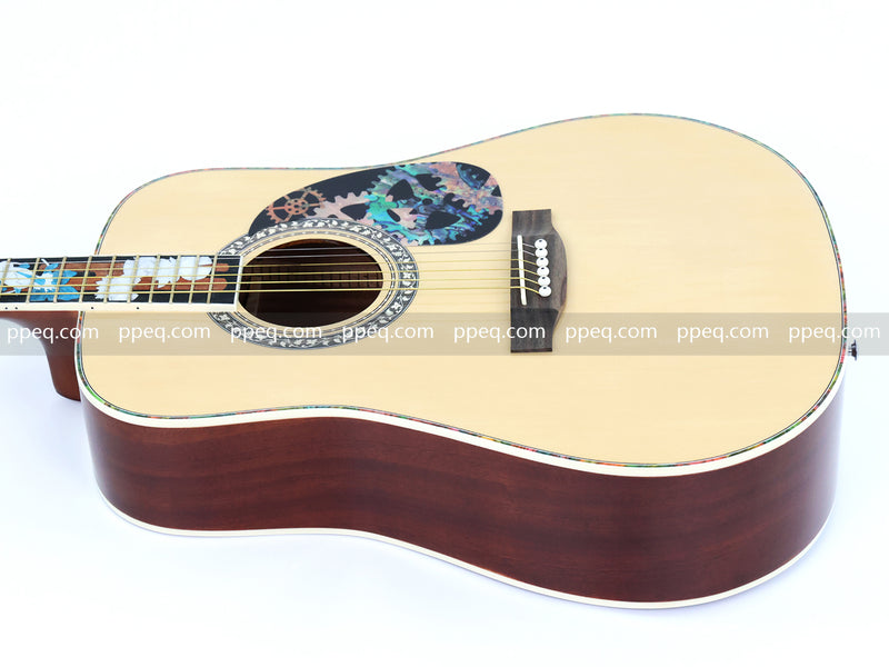 41-inch Dreadnought Non-Cutaway Solid Spruce Top Acoustic Guitar (MXY-368, Limited Edition)