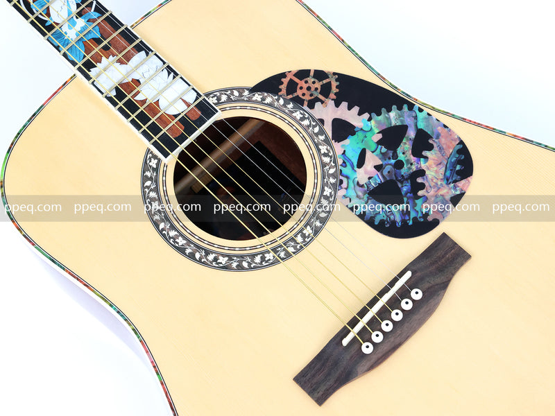 41-inch Dreadnought Non-Cutaway Solid Spruce Top Acoustic Guitar (MXY-368, Limited Edition)