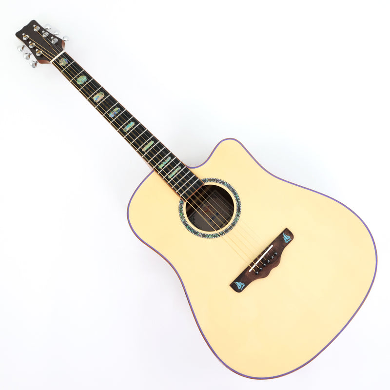 41-inch Padauk Back & Sides Acoustic Guitar with Gloss Finish (TY-012)