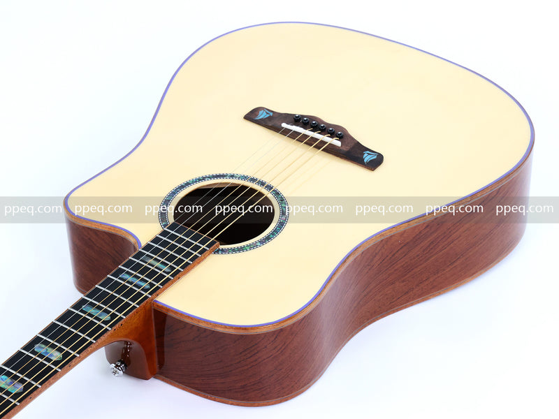 41-inch Padauk Back & Sides Acoustic Guitar with Gloss Finish (TY-012)