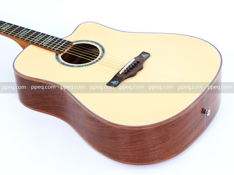 41-inch Padauk Back & Sides Acoustic Guitar with Gloss Finish (TY-012)