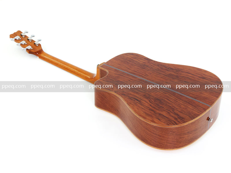 41-inch Padauk Back & Sides Acoustic Guitar with Gloss Finish (TY-012)