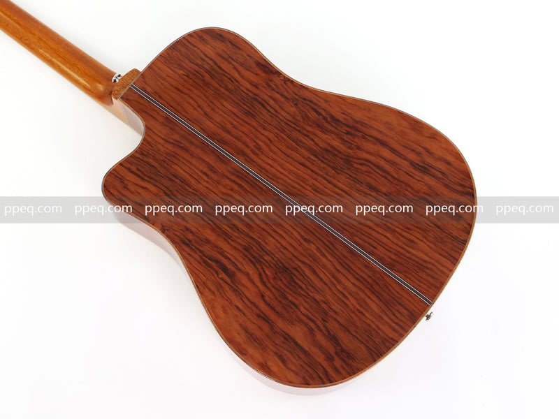 41-inch Padauk Back & Sides Acoustic Guitar with Gloss Finish (TY-012)